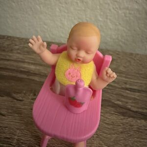 My Mini Baby~Pink High Chair with Juice